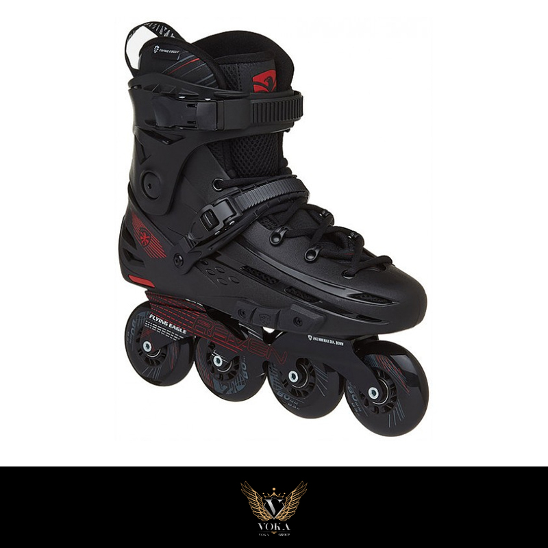 Flying Eagle skate shoes ( F4 RAVEN ) Black –